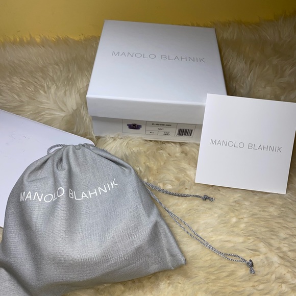 New authentic Manolo Blahnik leather hangisi belt - Picture 10 of 15